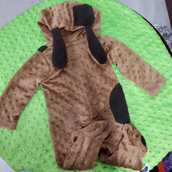 HOODED ONE PUPPY ONE PIECE - Picture 2 of 2